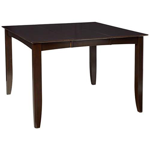 Fairwinds  Gathering  Counter  Height  Dining  Square  54"  Table  with  18"  Butterfly  Leaf  finished  in  Cappuccino