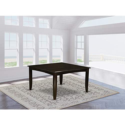 Parfait  Gathering  Dining  Square  54"  Table  with  18"  Butterfly  Leaf  finished  in  Cappuccino