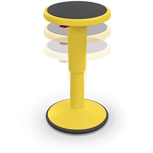 Hierarchy Height Adjustable Grow Stool- Tall Stool (Yellow)