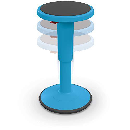 Hierarchy Height Adjustable Grow Stool- Tall Stool (Blue)