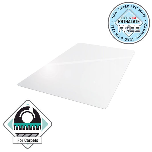 Advantagemat¬Æ Vinyl Rectangular Chair Mat for Carpets up to 1/4" - 30" x 48" Shipped Rolled