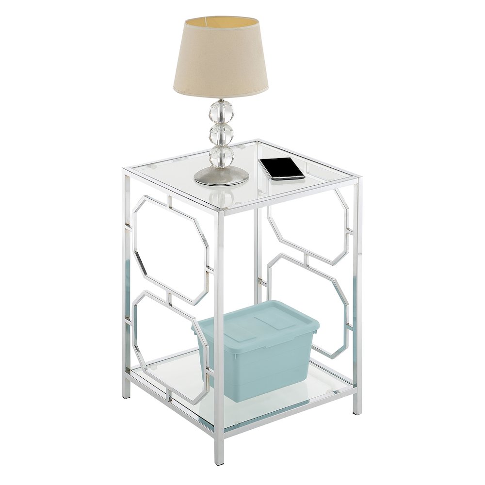 Omega Chrome End Table