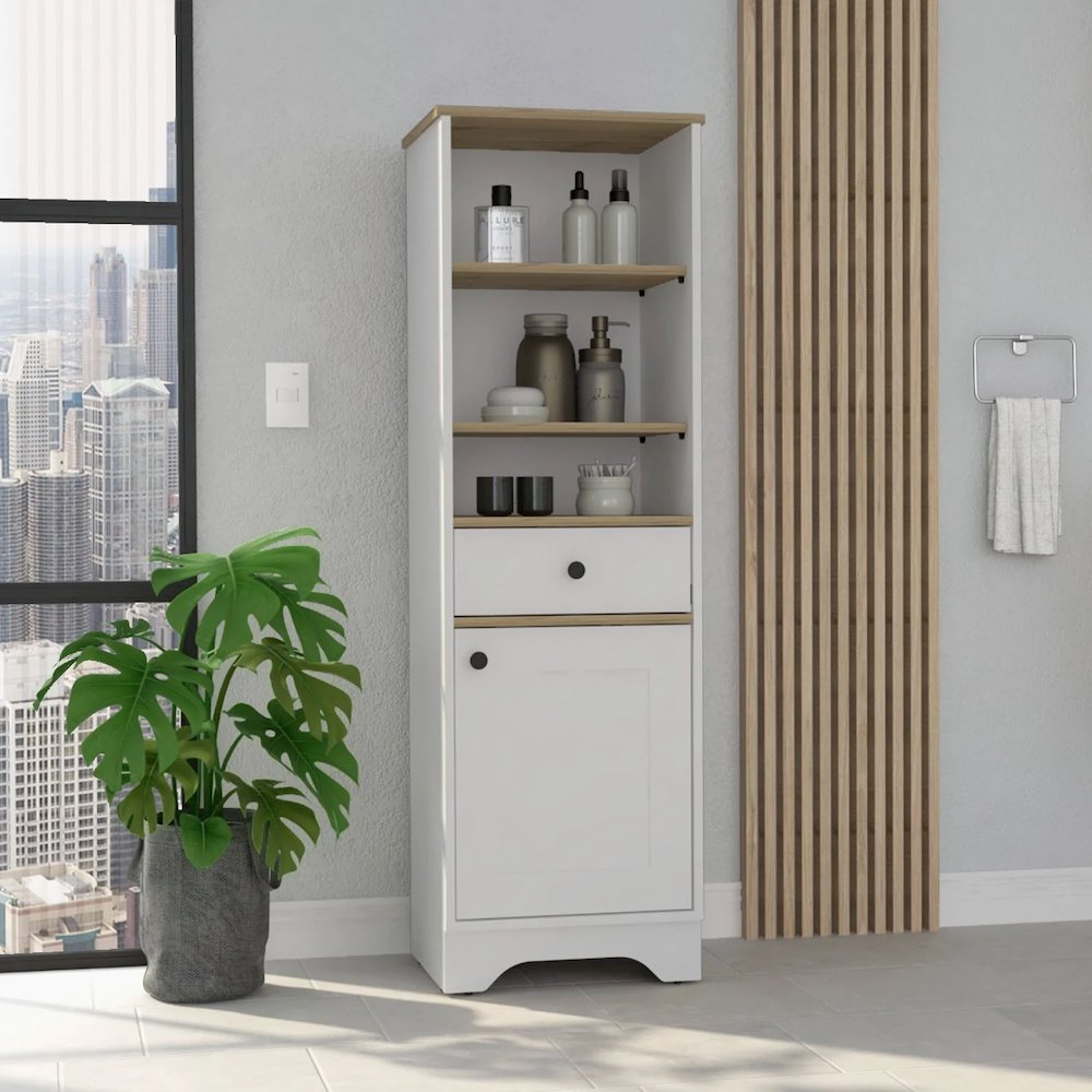 DEPOT E-SHOP Norwalk Linen Cabinet