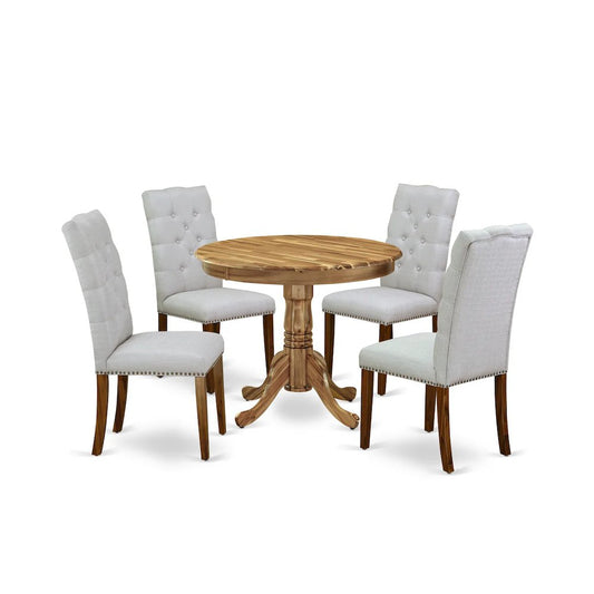 Dining Room Set Natural, ANEL5-ANA-05