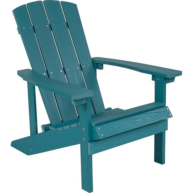 Charlestown All-Weather Adirondack Chair in Sea Foam Faux Wood