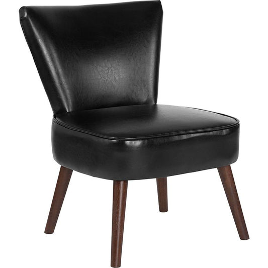 HERCULES Holloway Series Black LeatherSoft Retro Chair