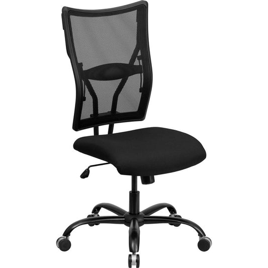 HERCULES Series Big & Tall 400 lb. Rated Black Mesh Executive Swivel Ergonomic Office Chair